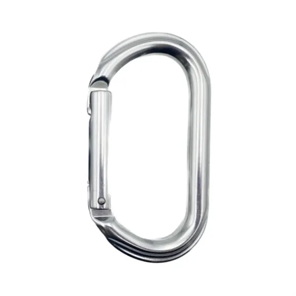 D Ring Shape Straight Gate Aluminum Carabiner