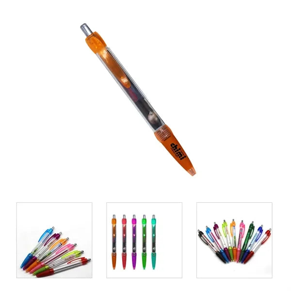 Pull Out Ad Ballpoint Pen