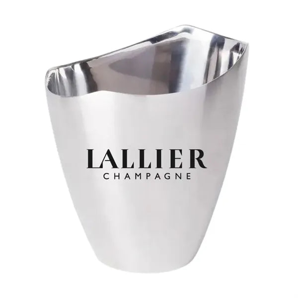 5L Silver Wine Cooler Ice Bucket