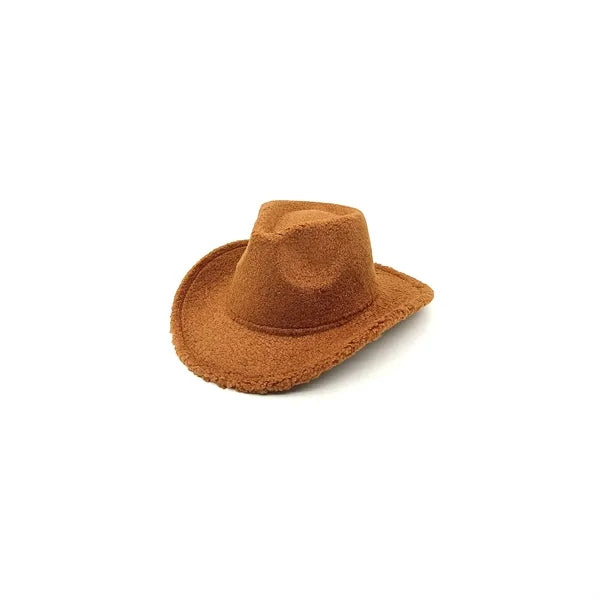 Classic Outdoor Lambhair Western Cowboy Cowgirl Hats