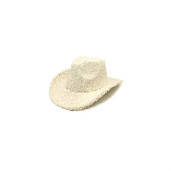 Classic Outdoor Lambhair Western Cowboy Cowgirl Hats