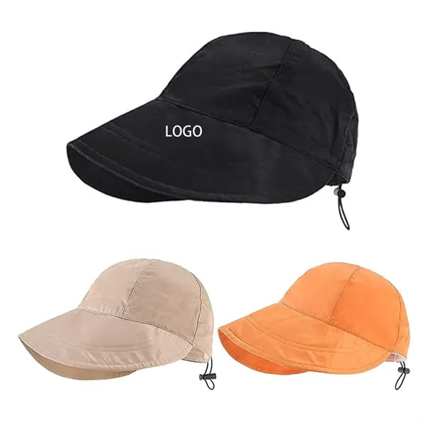 Wide-Brimmed Sun Cap