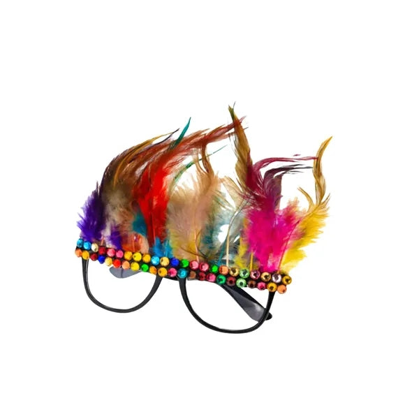 Feather Sunglasses for Holiday Parties