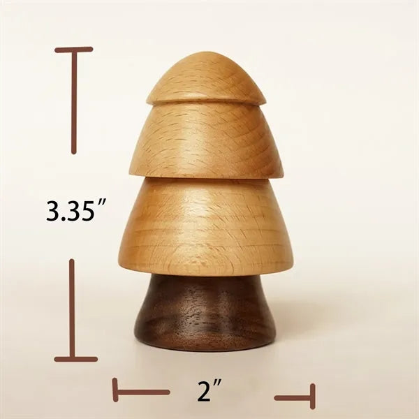 Creative Solid Wood Small Tree Toothpicker Holder