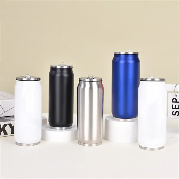 304 Stainless Steel Easy Portable bottle with Straw