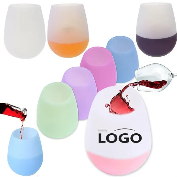 12OZ Silicone Wine Glass