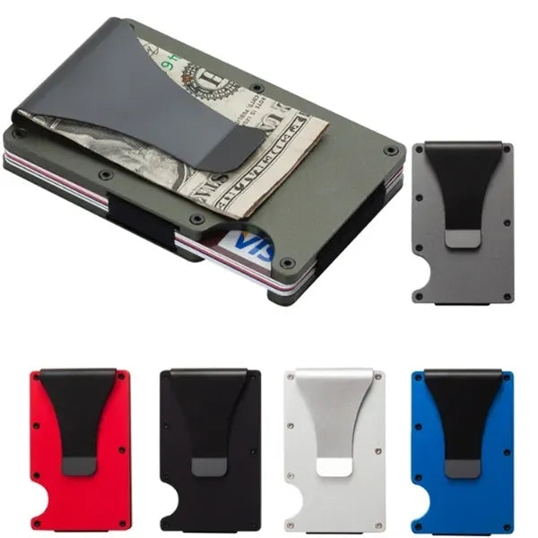RFID Aluminum Cardholder with Clip