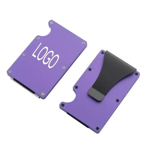 RFID Aluminum Cardholder with Clip