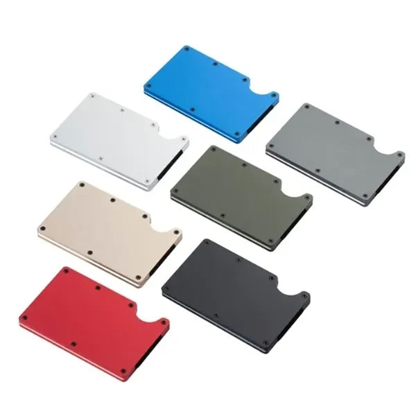 RFID Aluminum Cardholder with Clip