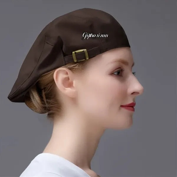 Unisex Server Beret Chef Hat