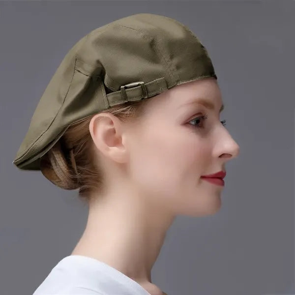 Unisex Server Beret Chef Hat