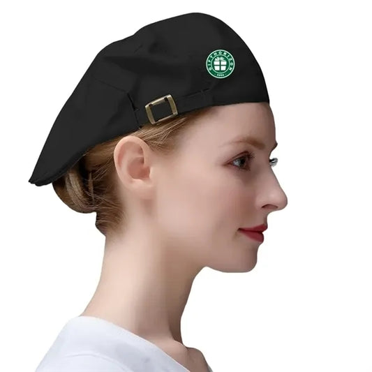 Unisex Server Beret Chef Hat