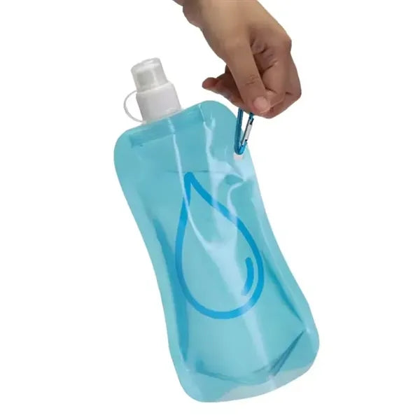 Flex Foldable 16 oz Water Bottle with Carabiner