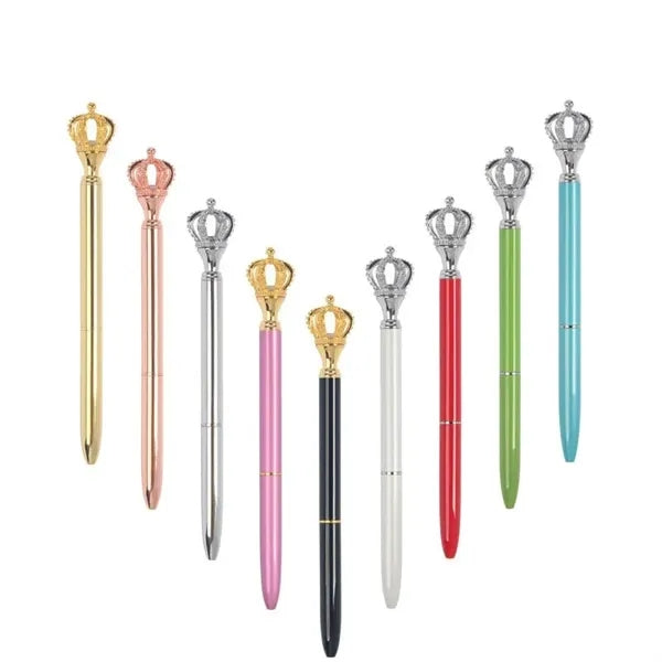 Diamond Crown Jewel Metal Pen