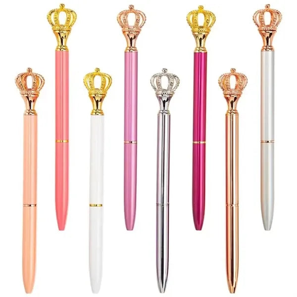 Diamond Crown Jewel Metal Pen