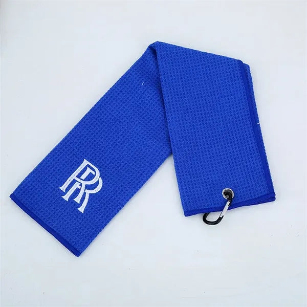Golf Towel with Carabiner Cip