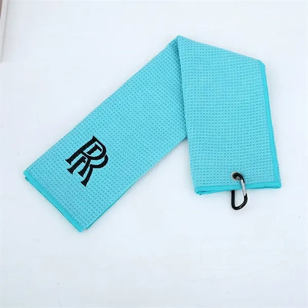 Golf Towel with Carabiner Cip