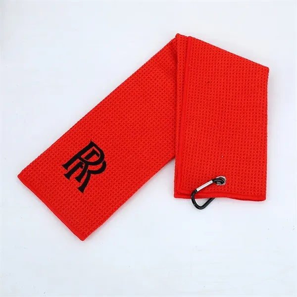 Golf Towel with Carabiner Cip