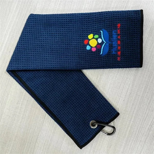 Golf Towel with Carabiner Cip