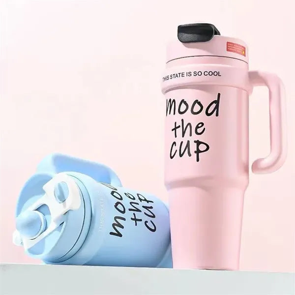 24oz Insulated Stainless Steel Tumbler with Straw
