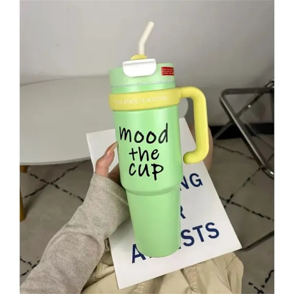 24oz Insulated Stainless Steel Tumbler with Straw