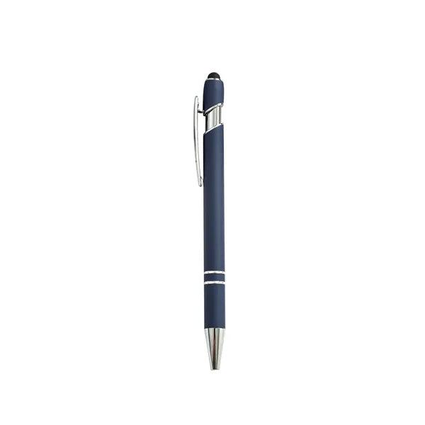 Stylus Tip, Soft Touch Click Metal Ballpoint Pen