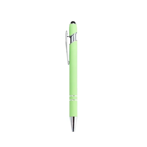 Stylus Tip, Soft Touch Click Metal Ballpoint Pen