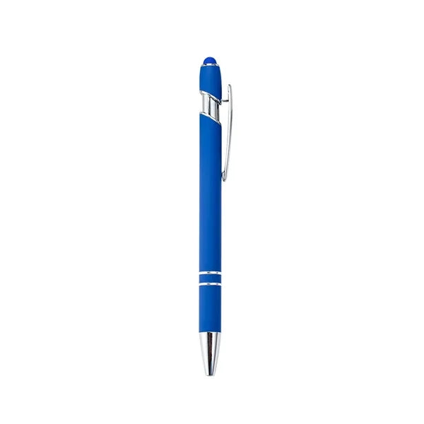 Stylus Tip, Soft Touch Click Metal Ballpoint Pen