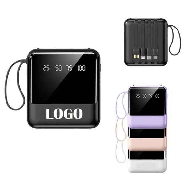 Square Portable Ccustomizable Power Bank