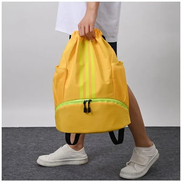 Waterproof Drawstring Gym Backpack Bag for Men & Women