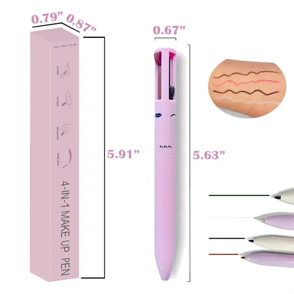 4-In-1 Multi-function Lip Liner Makeup Pen