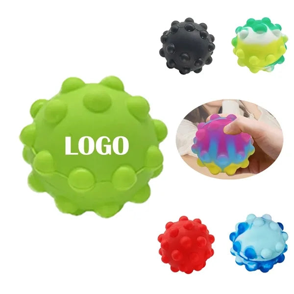 Tie-dye Ilicone Decompression Balls