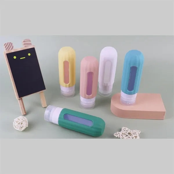 Travel Cream Case Silicone Cosmetic Emulsion Bottle Portabl