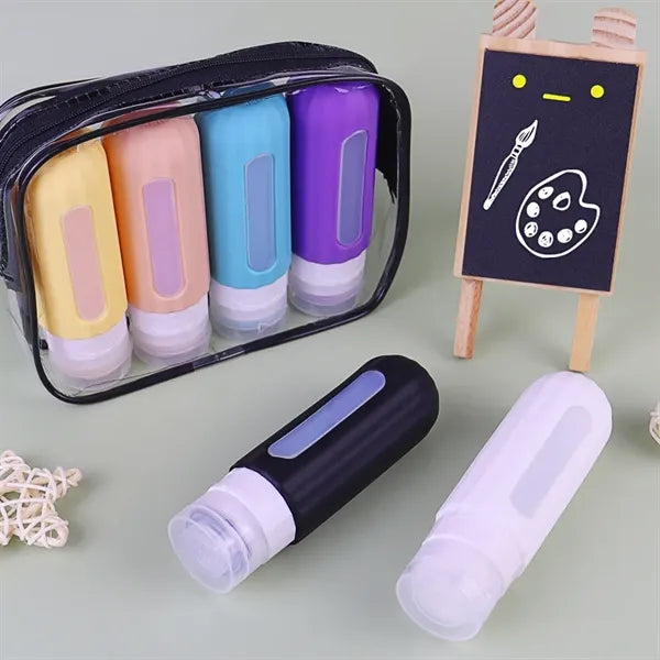Travel Cream Case Silicone Cosmetic Emulsion Bottle Portabl