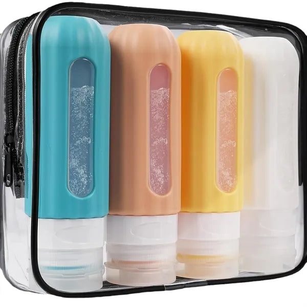 Travel Cream Case Silicone Cosmetic Emulsion Bottle Portabl