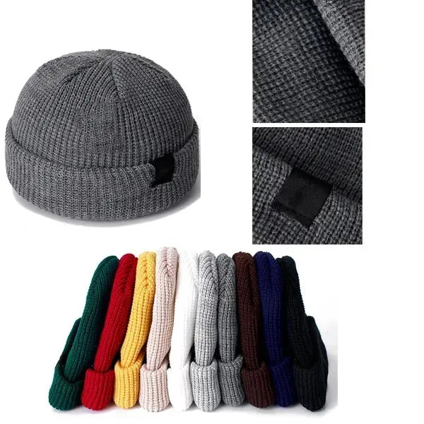 Autumn and Winter Domed Knitted Hat