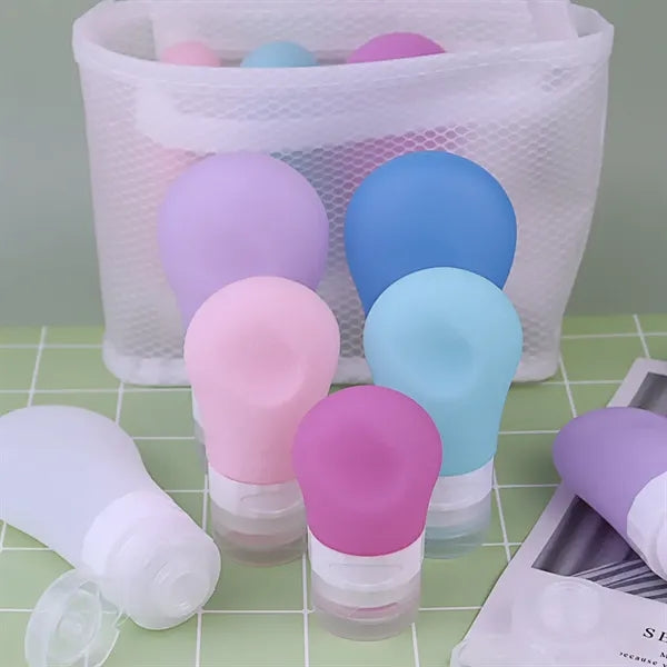 Silicone Travel Bottle Cosmetics Emulsion Storage Container
