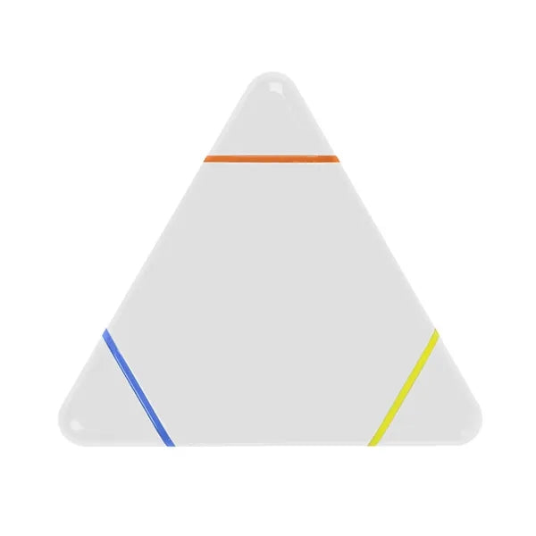 3-Color Triangular Shaped Highlighter Pen