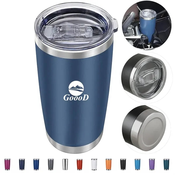 20 Oz Double Wall Vacuum Insulated Travel Coffee Mug