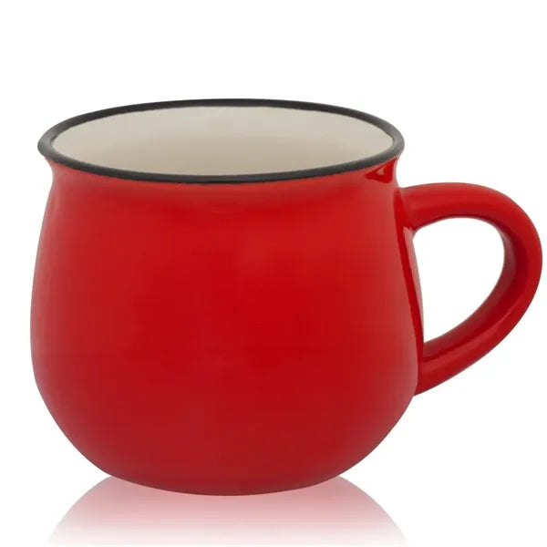 Bullet-Like Slim Vacuum InsulateCeramic Campfire Coffee Mugs