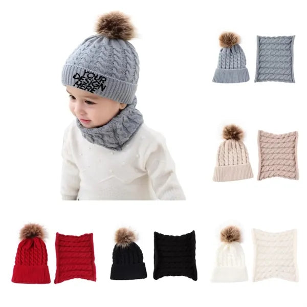 Embroidery Toddler Winter Beanies