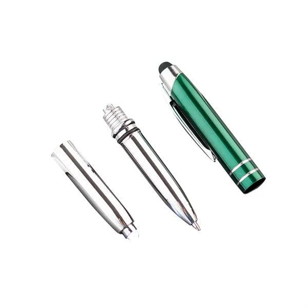 LED light Ballpoint Pen with Stylus Tip, Soft Touch Screen