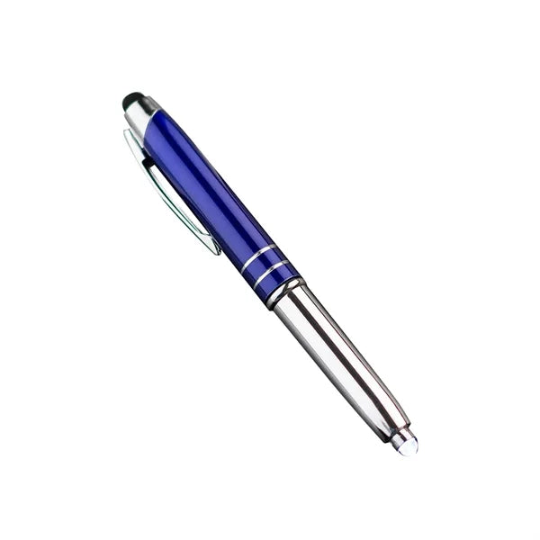 LED light Ballpoint Pen with Stylus Tip, Soft Touch Screen