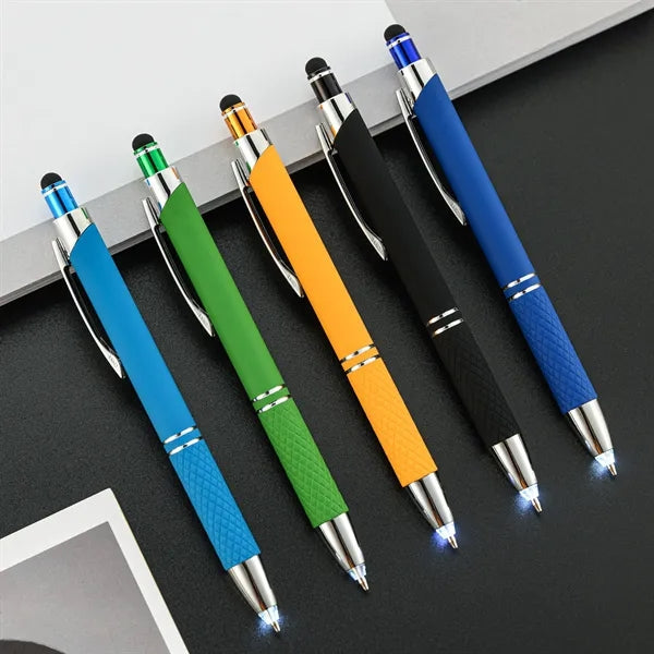 LED Ballpoint Pen with Stylus Tip, Touch Screen, 3 in 1