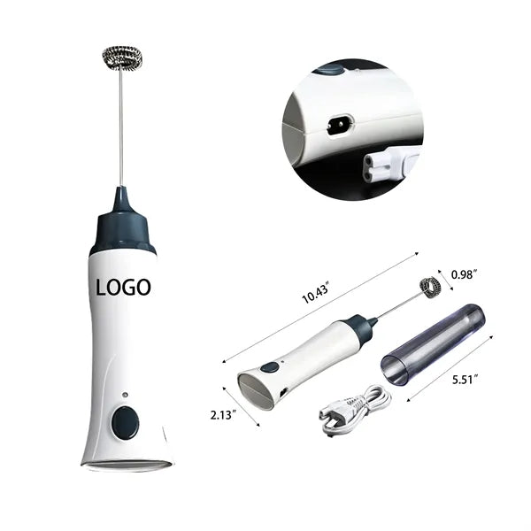 Rechargeable Stainless Steel Handheld Electric Whisk