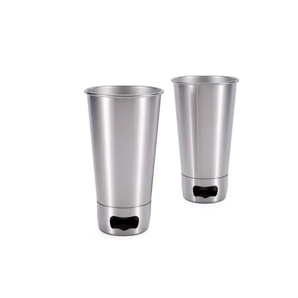 304 Stainless Steel Single Tier Beer Mug with Bottle Opener