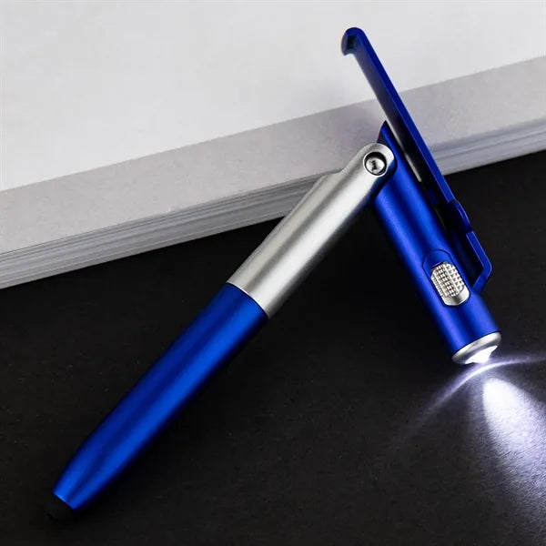 LED Metal Ballpoint Pen with Stylus Tip, Touch Screen