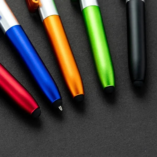LED Metal Ballpoint Pen with Stylus Tip, Touch Screen