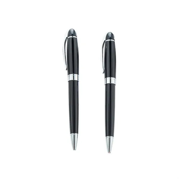 Metal commercial ballpoint pen,1.0 medium point, Black Ink