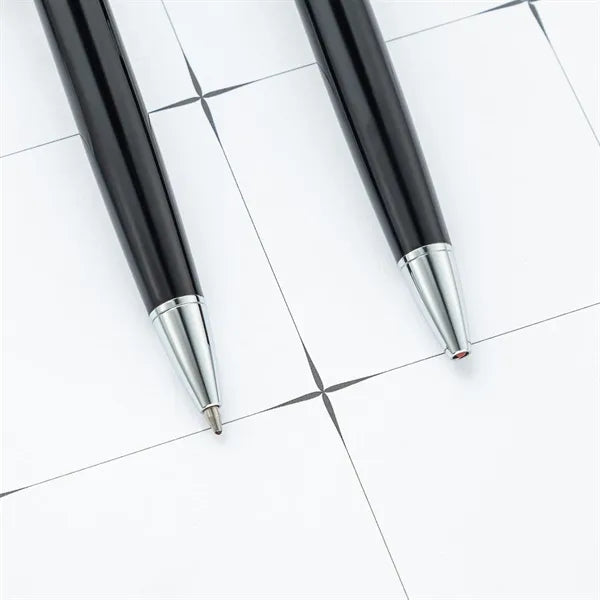 Metal commercial ballpoint pen,1.0 medium point, Black Ink